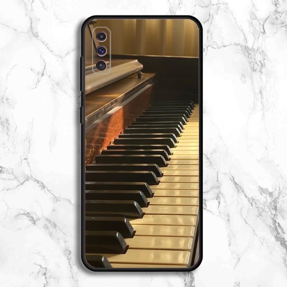 

Piano Keyboard Phone Case For Samsung Galaxy A13,A21s,A22,A31,A32,A52,A53,A71,A80,A91 Soft Black Phone Cover Samsung a21s