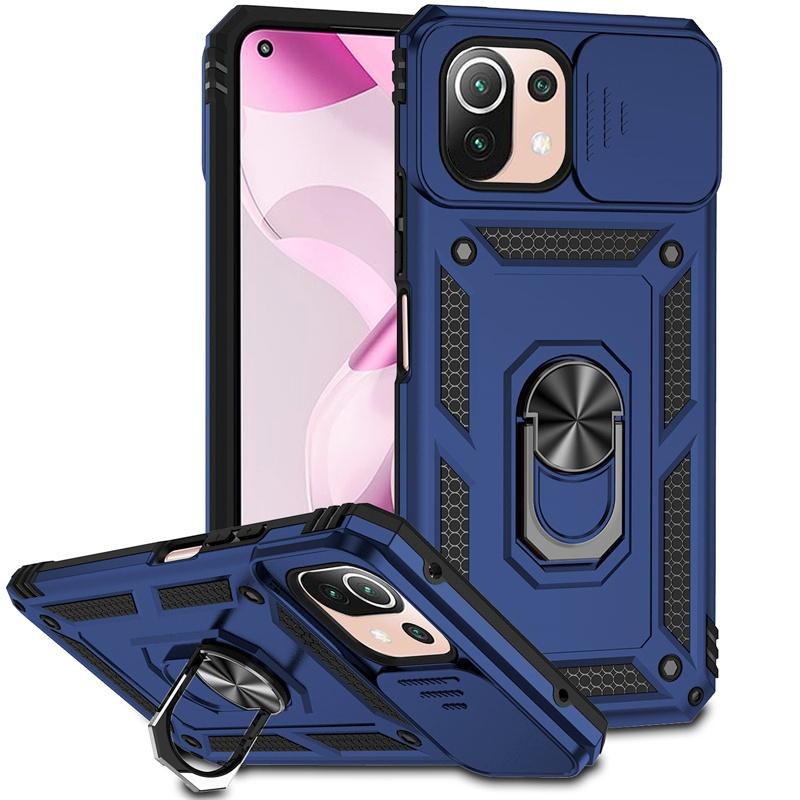 Pro Xiaomi Mi 11 Lite Pouzdro Magnetický Držák Prsten Brnění Nárazuvzdorné Funda Pro Mi11 Lite 5G NE Mi 11 Light 11Lite Lesn Ochranný Kryt