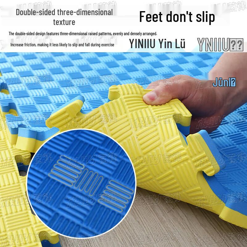 Cross-Textured Taekwondo Training Mat