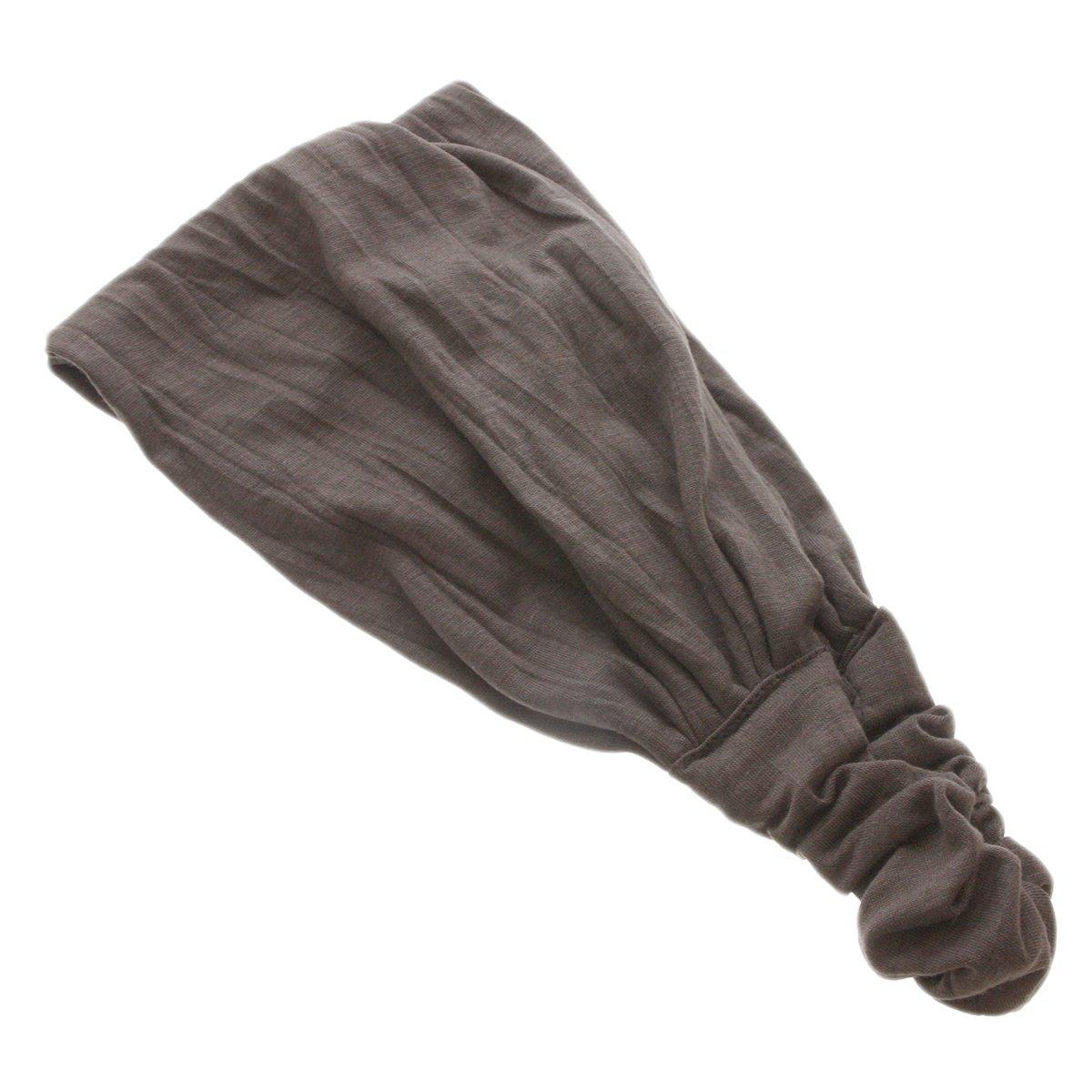 

VINGTAINE Угольно-серый пушистый ободок для волос HB-30-CHG в стиле тюрбана