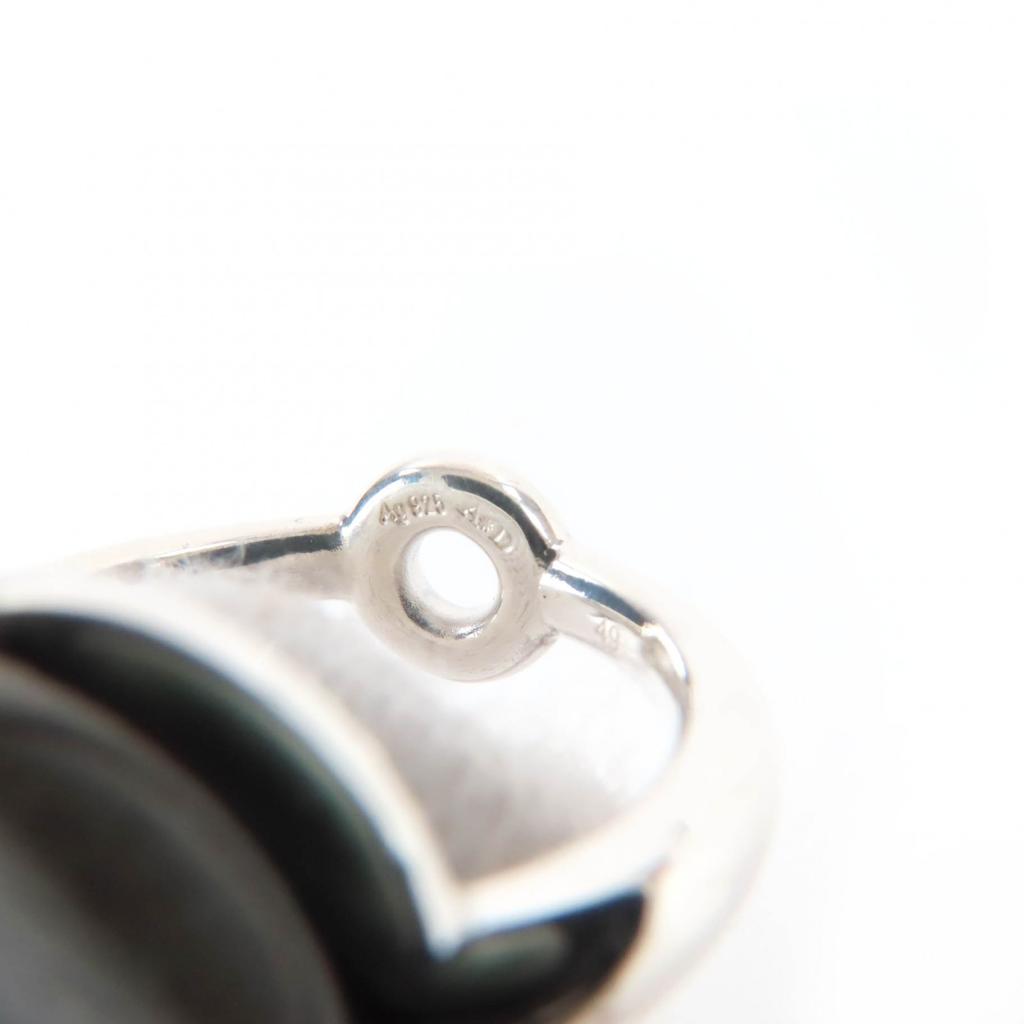 Excellent HERMES Ring Serie Metal Silver AG925 Women Used