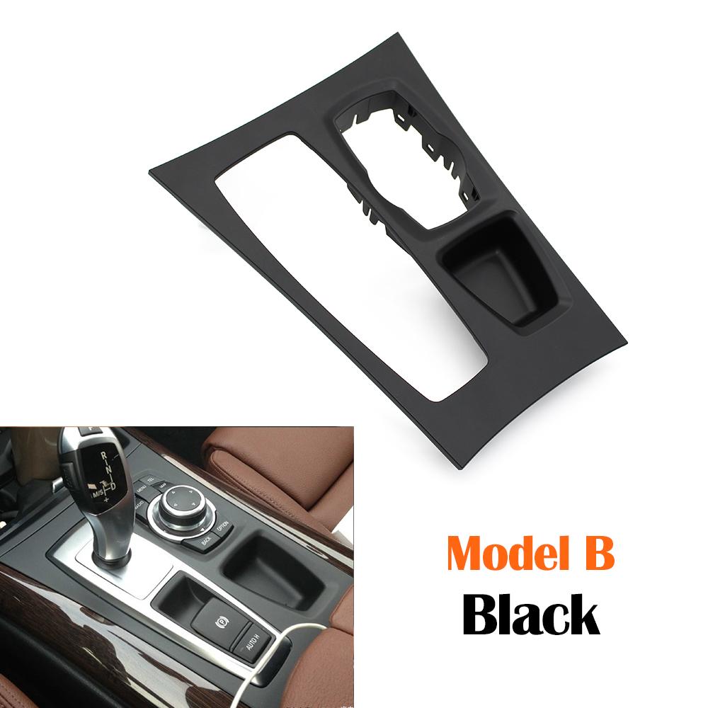 LHD Car Central Console Gear Box Shift Cover Panel Trim Replacement For BMW X5 X6 E70 E71 E72 2007-2013 51166954947 51169164485 4YHD