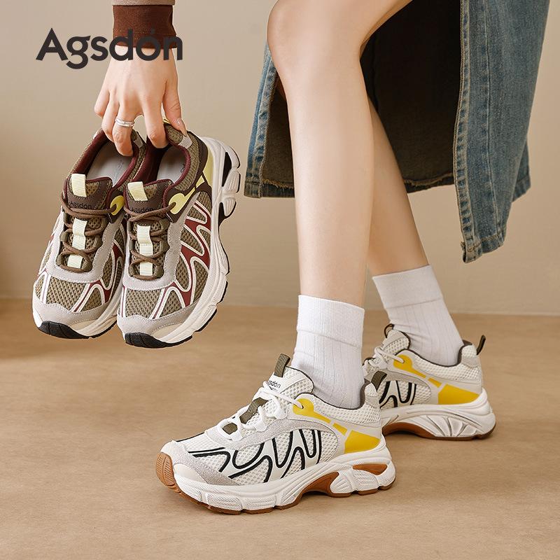 Augustine Platform Retro Dad Shoes New Autumn Soft Sole Light Small Casual Sports Shoes