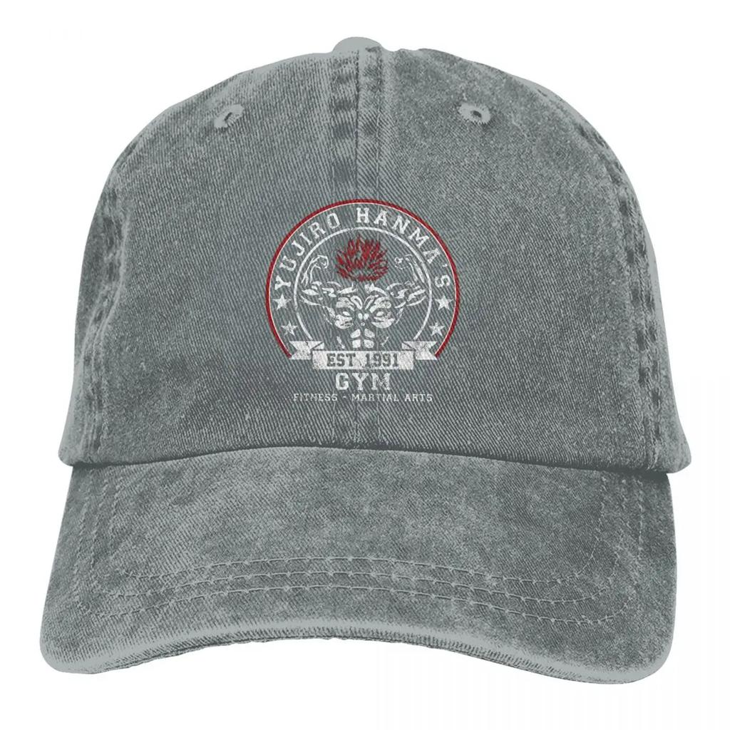 Baki The Grappler Yuujiro Hanma The Ogre Baseball Caps Accessories Vintage Distressed Washed Headwear All Seasons Hats Cap