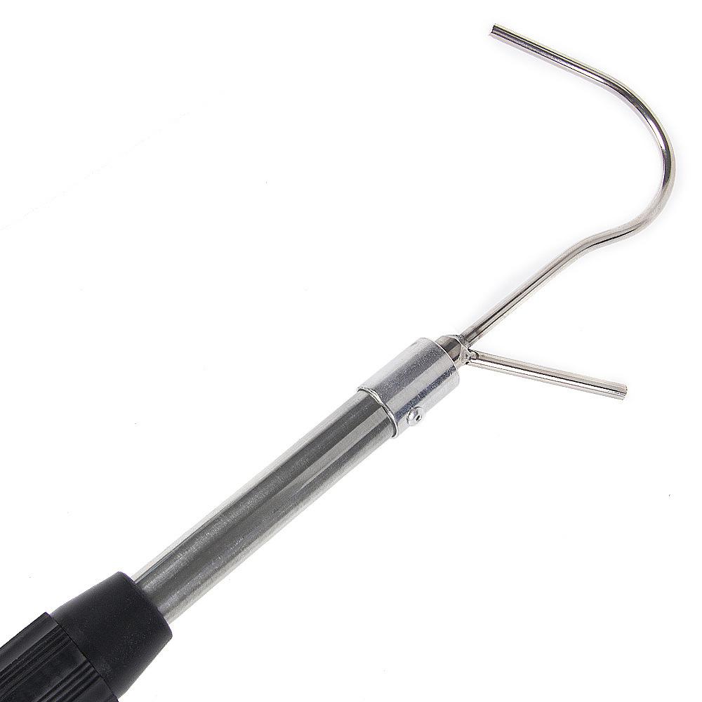 Car Accessories 1.9m Stainless Steel Telescopic Rod Convenient Long Hook Retrieval Push Pull Rod Universal Model