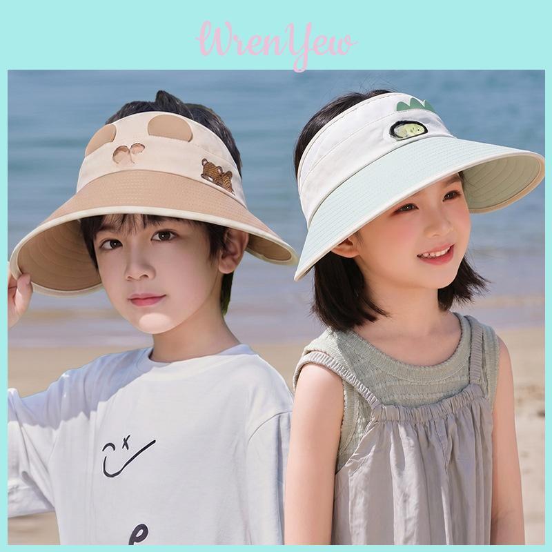 Pusheen Cat Kids Sun Hat With Large Brim Uv Sunshade For Outdoor Summer Activity