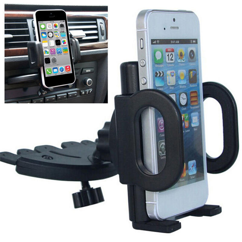 Univerzální Auto Cd Slot Držák Držák Stojanu Stojánek Pro Mobily Iphone Samsung
