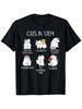 Lustiges Wissenschafts-Meme Katzen STEM Wissenschaftler Nerdy Katzenliebhaber T-Shirt, Lässiger Komfort