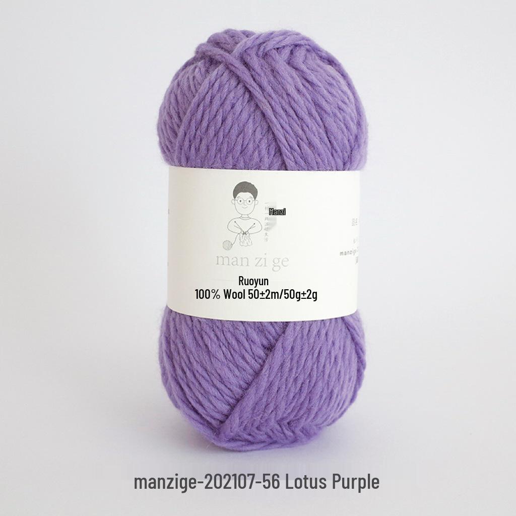 100% reine Wolle Grobgarn zum Handstricken von Mänteln, Schals und Pullovern - 5 mm dick