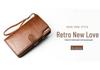 Baellerry Men's Multi-functional European & American Clutch: Long Handheld Wallet with Large Capacity