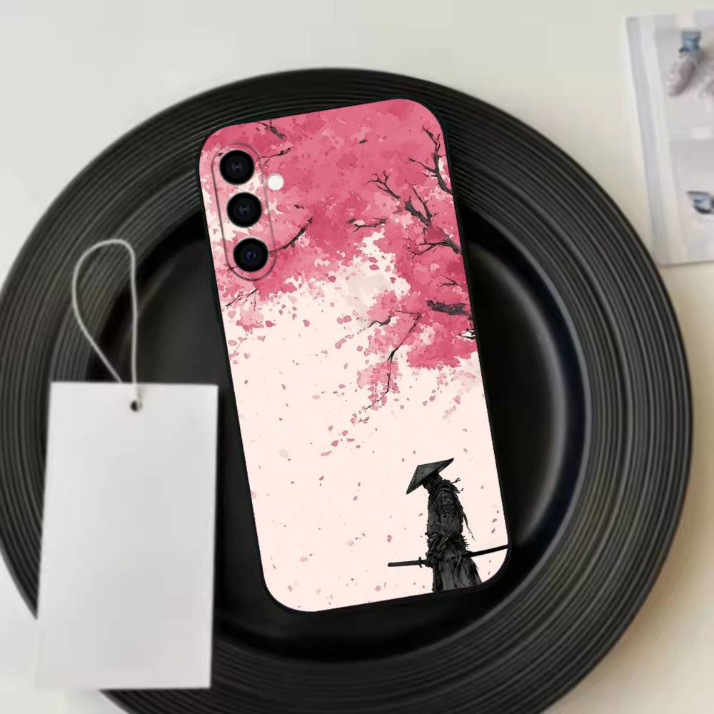 Japanischer Bushido Samurai Japan Handyhülle Für Samsung Galaxy A73,A72,A71,A70,A53,A52,A51,Andere Weiche Schwarze Hülle