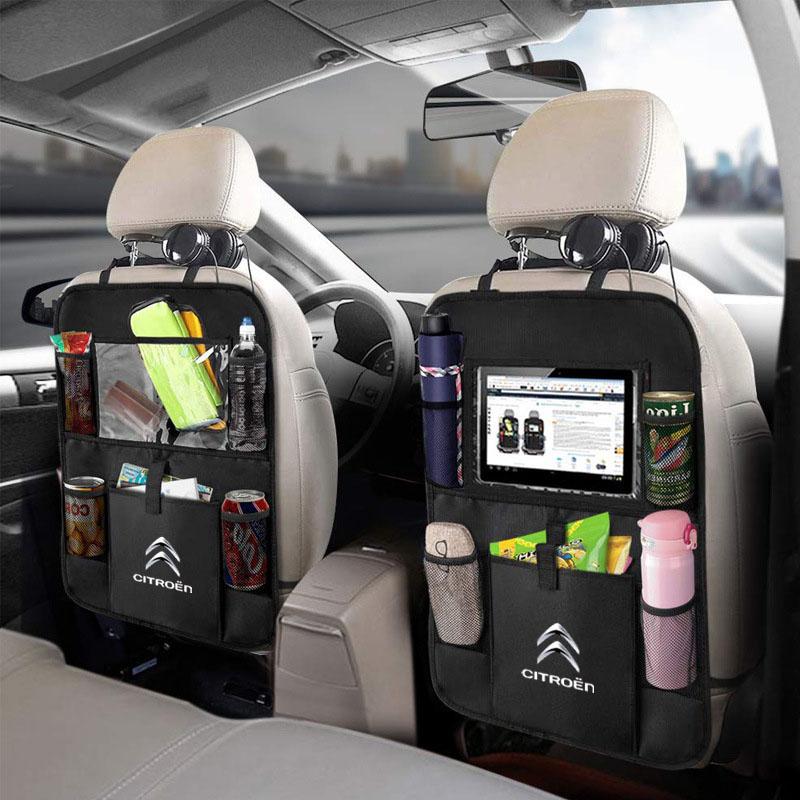 Verbesserte 6-Taschen-Autositz-Rückenlehnen-Aufbewahrungstasche Auto-Organizer für Citroen C1 C2 C4 C5 C3 C4L C8 Berlingo Xsara Picasso Zubehör