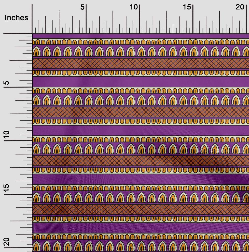 oneOone Cotton Flex Fabric Ethnic Block Printed Craft Fabric BTY 40 Inch