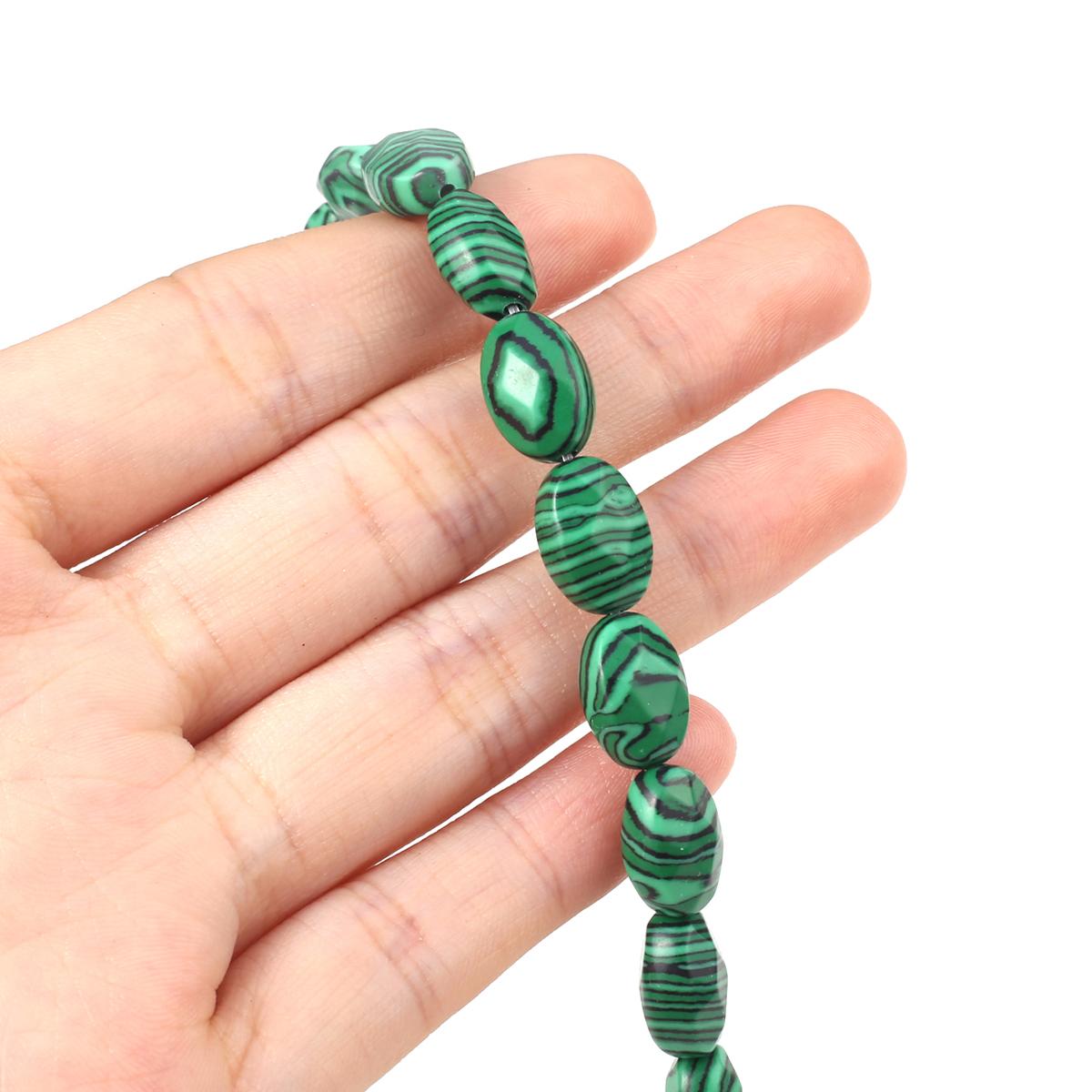 

Изолирующие бусины из натурального камня розовый кварц/унакит овальные граненые бусины для изготовления ювелирных изделий DIY ожерелье браслет серьги аксессуар 12x8x6mm