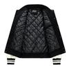 Men's Autumn/Winter Fashion Baseball Jacket - Wool & PU Sleeve Casual Outerwear