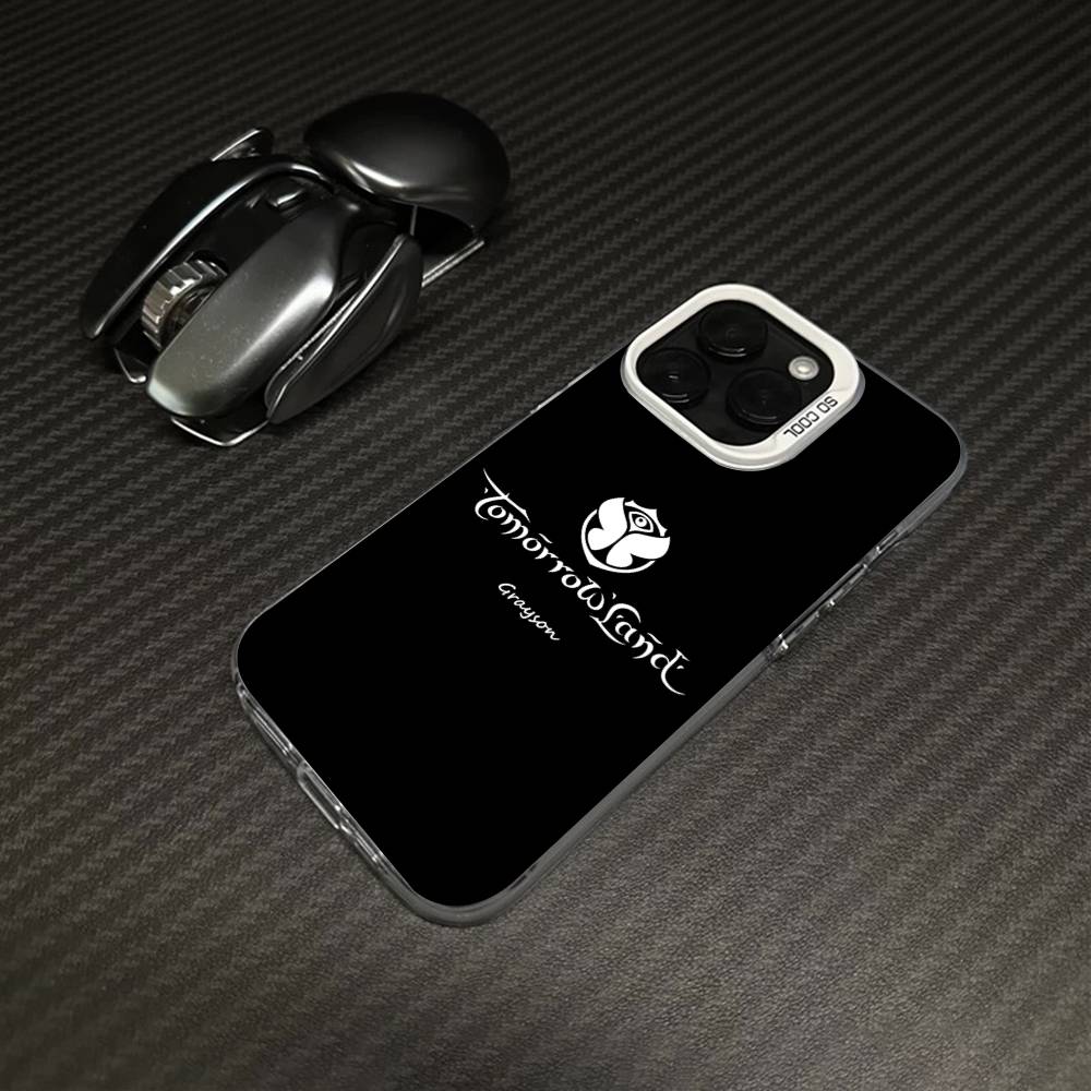 

T-tomorrowland Logo Phone Case For iPhone 16 15 14 13 12 11 Pro Max 17 Plus Colorful Cover iPhone 16pro max