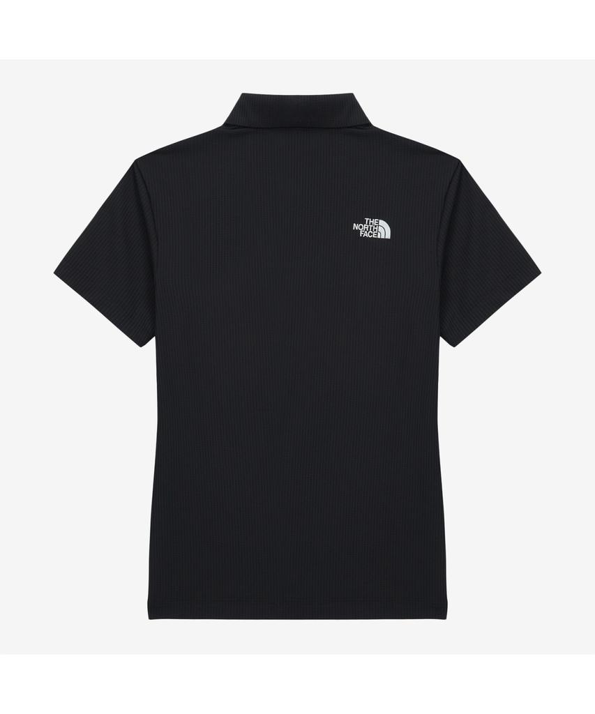 Noseupeiseu Nt7Ps31C Women'S Swing Short Sleeve Polo Black