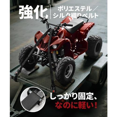 Automatic Retractable Lashing Belts, Ratchet Belts, 1.8m x 25mm, Set of 2, Secures Loads, Tie-Down Belts, Maximum Load Capacity: 180kg, Breaking Load