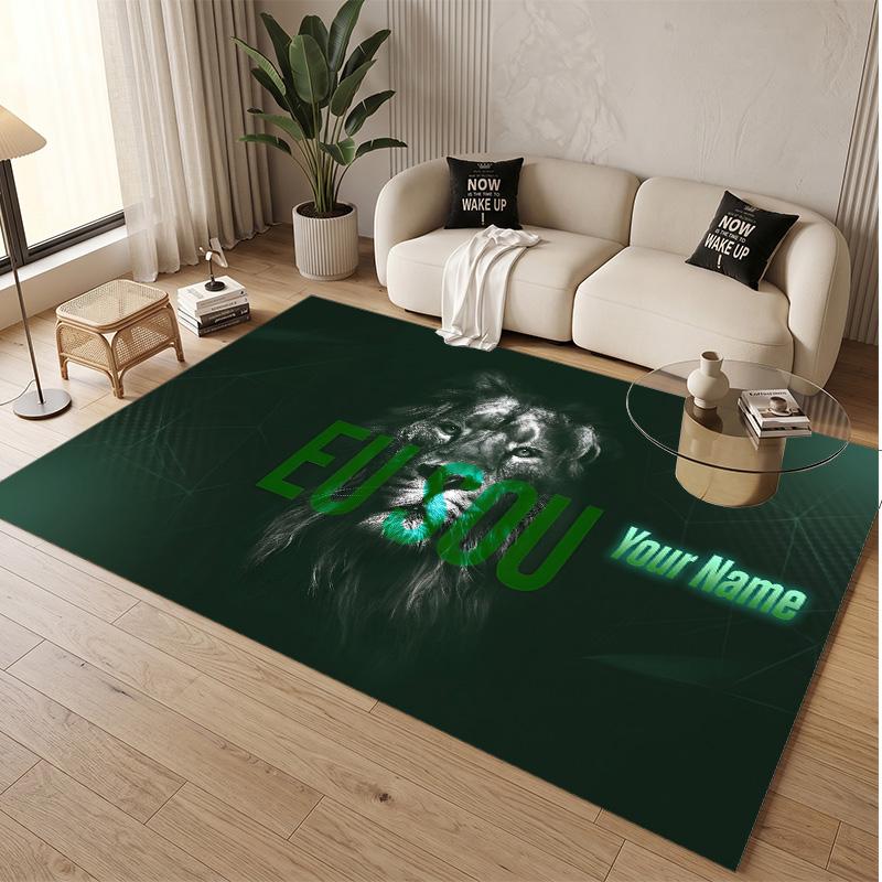 Personalized Crystal Velvet Carpet Sporting CP Pattern Non Slip Floor Rug