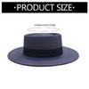 Teen Wool Felted Hat Wide Border Hat British Styles Felted Soft Hat Sunscreen Hat for Photography Stage Props