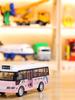 Children's Sound and Light Bus, Open Door Public Bus Model Toy Car, Inertial Simulation Bus, Boys and Girls  Child Toys