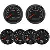 ELING 6 Gauge Set 85mm 200km/h 160MPH GPS Speedometer Tachometer 52mm 0-120℃ Water Temp Oil Pressure Fuel Level Voltmeter 12V