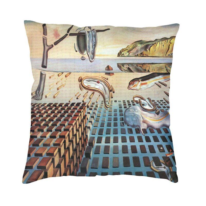 Posiadanie Pamięci Poszewka na Poduszkę 45x45cm Obraz Salvadora Dalego Sztuka Aksamit Urocze Poszewki na Poduszki na Sofę Wystrój Domu