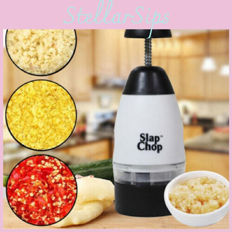 Multi-functional Slap Chop Onion Chopper And Garlic Peeler With Ergonomic Design