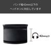 ELECOM Headphone Stand, Hanger Type, Black, HP-DSHBK
