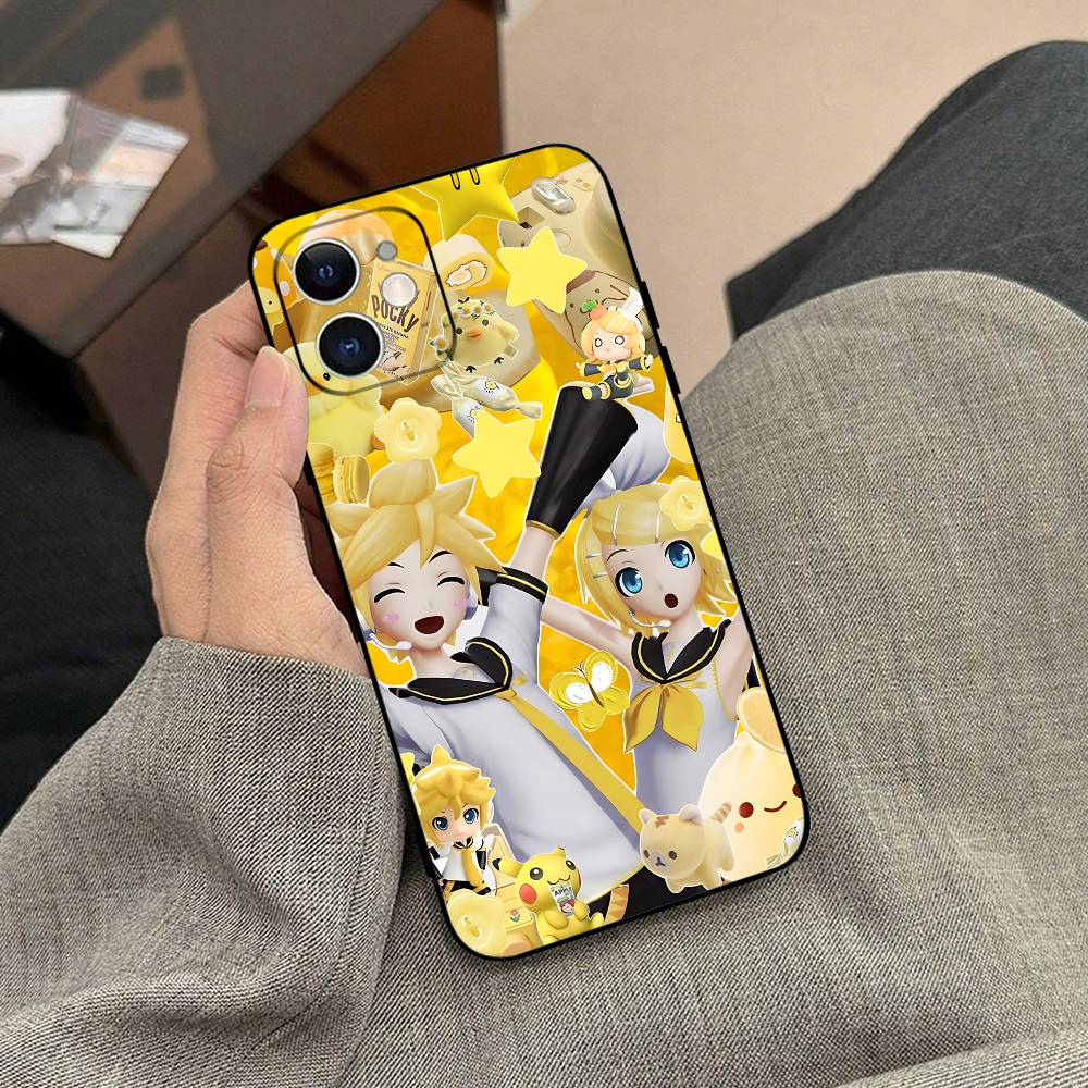

J-KagamineS Rin Len Phone Case Black Phone Case For IPhone 17/16/15/13/14 Pro Max/ 11Plus/X/Xr/Xs Max 13mini iphone12Pro