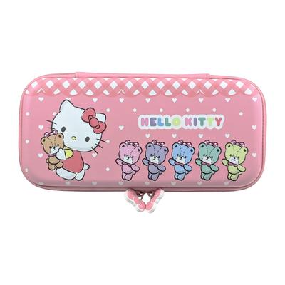 Bolsa EVA Colorida Allone para Sanrio Hello x 4 x Xadrez Rosa com Interior Compatível com Dupla Proteção contra Arranhões e Jogos Fofos, #Unipo,