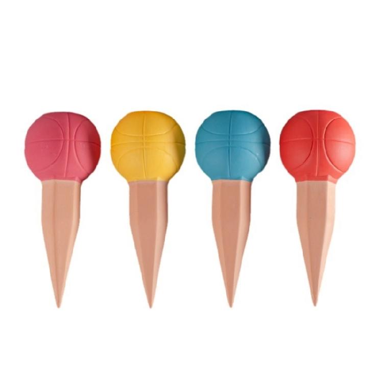 4Pcs Plant Self Watering Spikes Basketball Plant Watering Globes Insert Terracotta