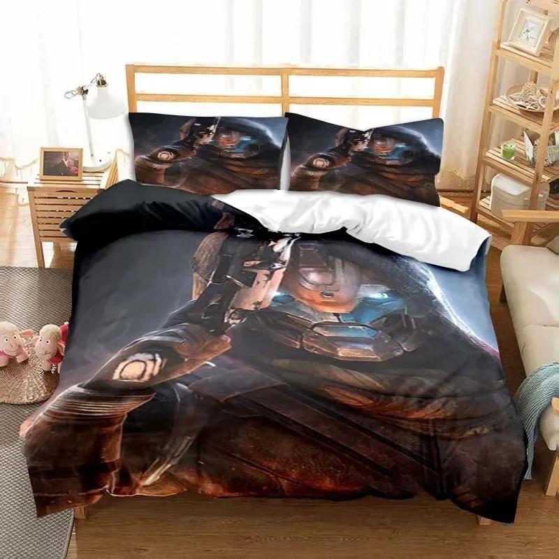 Game Destiny 3D NEW Duvet Cover Pillowcase Bedding Set Adult Boy Girl Bedroom Decoration Children Single Double Large