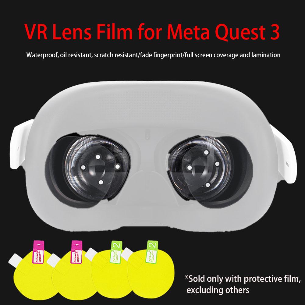 VR Lens Film For Meta 3 Lens Protector VR Film Cover Anti-Scratch VR Headset Helmet For Meta 3 Accessories