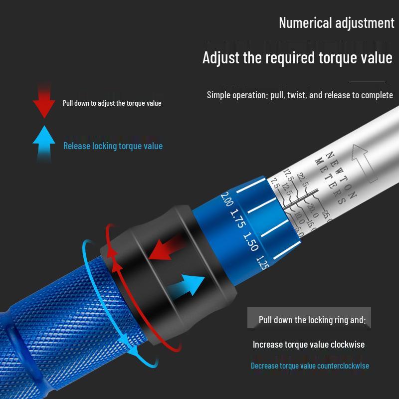 Adjustable High-Precision Torque Wrench for Auto Repair