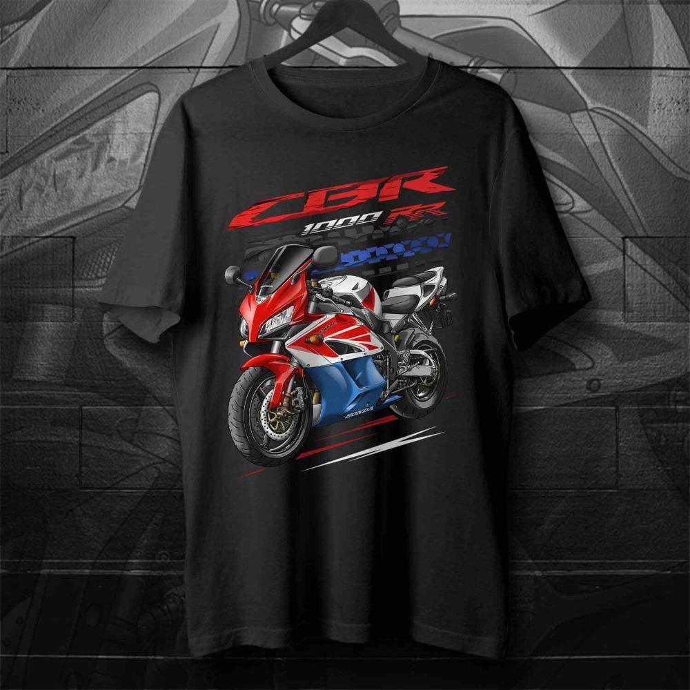 

Honda Mens and Womens Tshirt Honda CBR1000RR Summer Motorcycle Tee Racing Shortsleeved Spring Cycling Offroad Fashion Top M