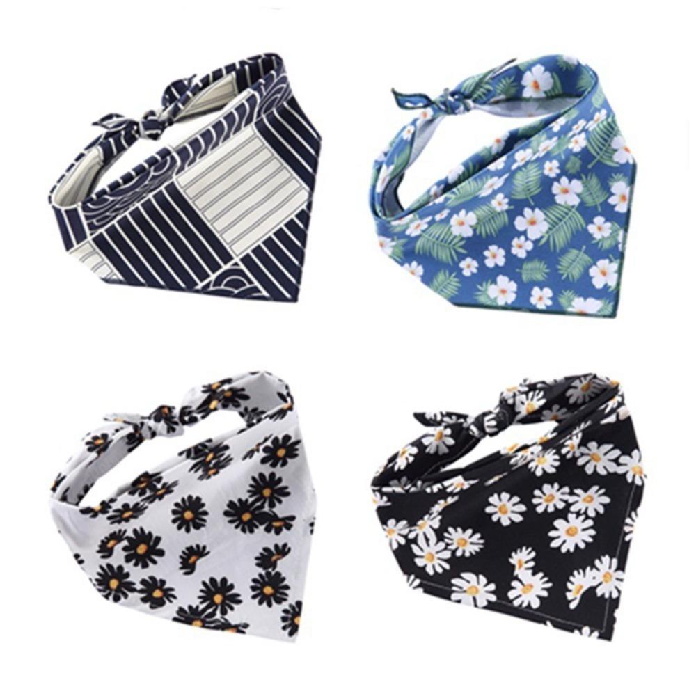 Popular pet triangle towel cat and dog universal cute bib scarf decoration small dog dog saliva towel