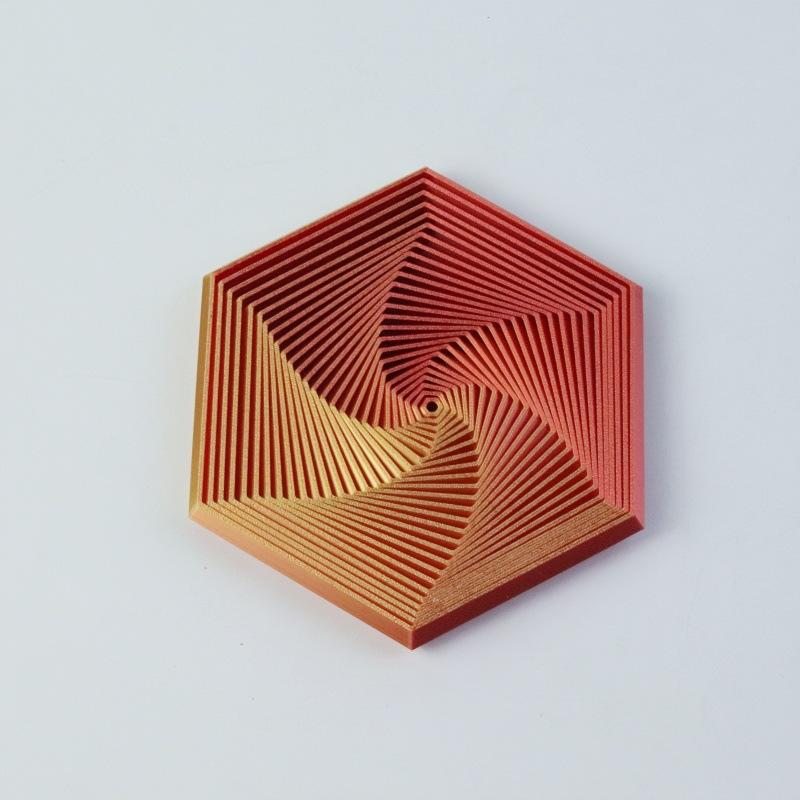 

3D-печать Шестиугольник Снятие стресса Артефакт Башня из редиса Фрактальный Непоседа Шестиугольник Творческие Игрушки Tide