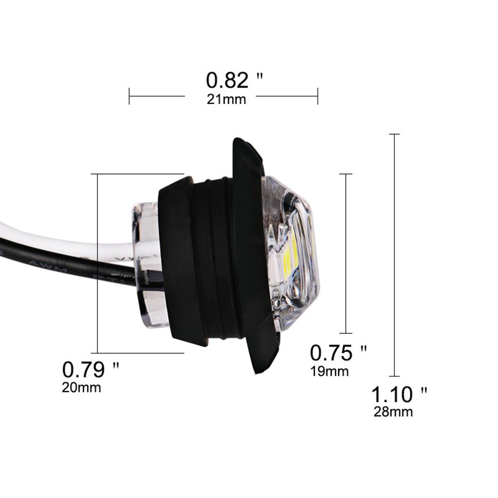 Super Bright Side Lamp Under Mirror Signal Lamp Car Tail Lights Puddle Lights Car Light