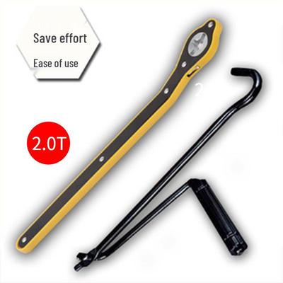 Effort-Saving Hand Jack Ratchet Wrench Kit for Sedans