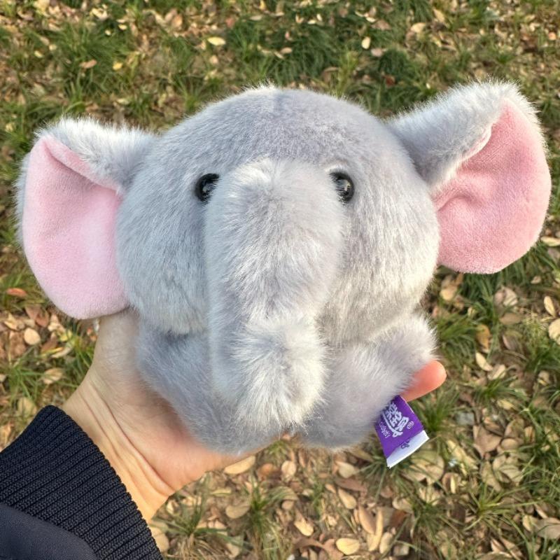 Cute Cartoon Cat Plush Keychain Detachable Magnetic Attraction Stuffed Toys Vivid Elephant Plushie Doll Bag Pendant Home Decor