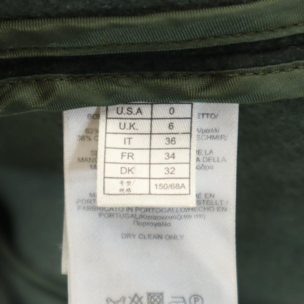 Brooks Brothers Cashmere Blend Wool coat Khaki Women Used