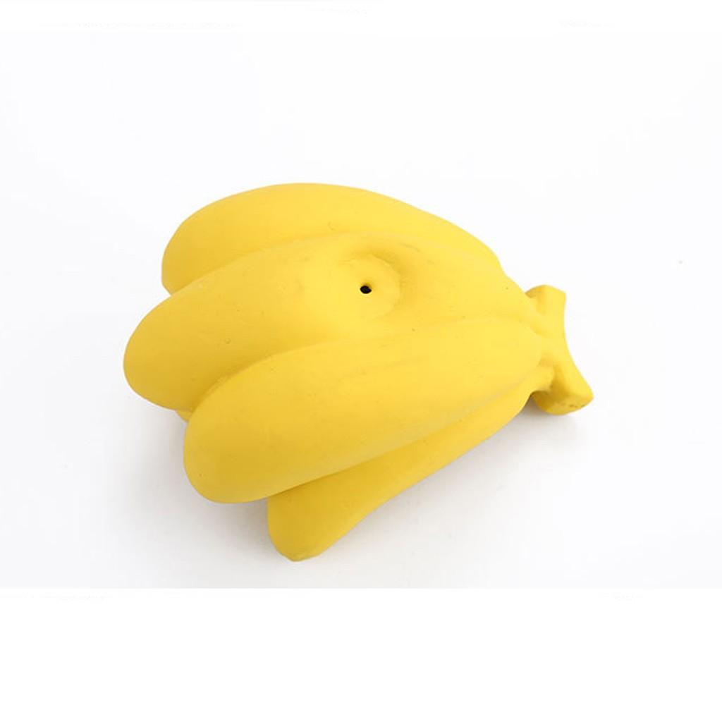 

Игрушка для домашних собак, латексная жевательная игрушка, милая форма фрукта, звучащая игрушка для питомца, товары для питомцев жёлтый