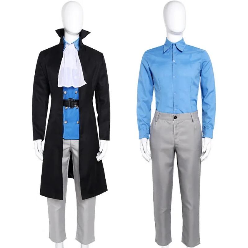 Hot Japanese Anime ONE PIECE Cosplay Costume Sabo Full Sets Uniform Cosplay Costumes Halloween Carnival Party Cosplay Costumes