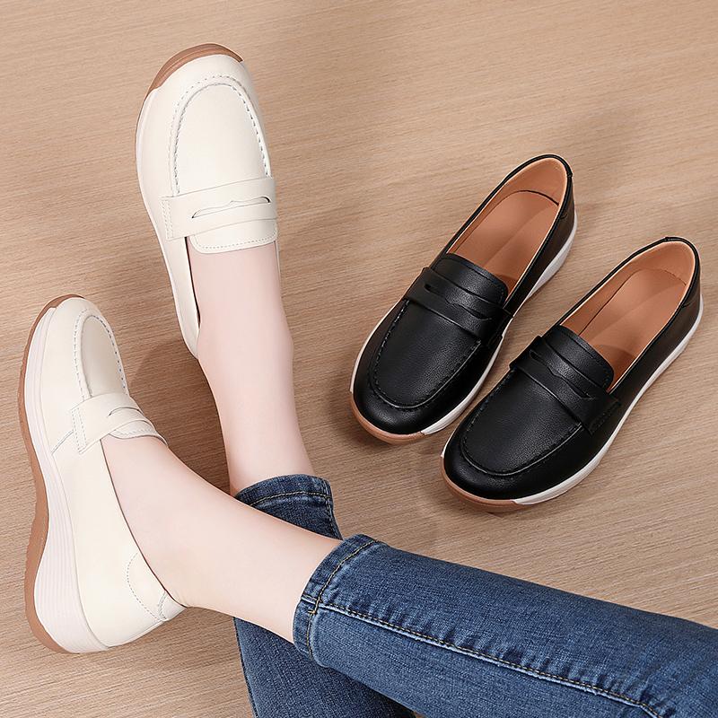 Large Size Soft Sole for Comfortable Leggings Moms Shoes Casual Shoes Flat Shoes Lightweight Non Slip Shoes Woman 2025 Trend