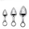Metal Ring Anal Plug Sex Toys Butt Plug Prostage Masturbator Dildo