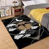 1PC Dragon Under Moon In Clouds Pattern Rug Carpets for Bedroom Living Room Sofa Mat Creative Door Mat Cloakroom Home Decor