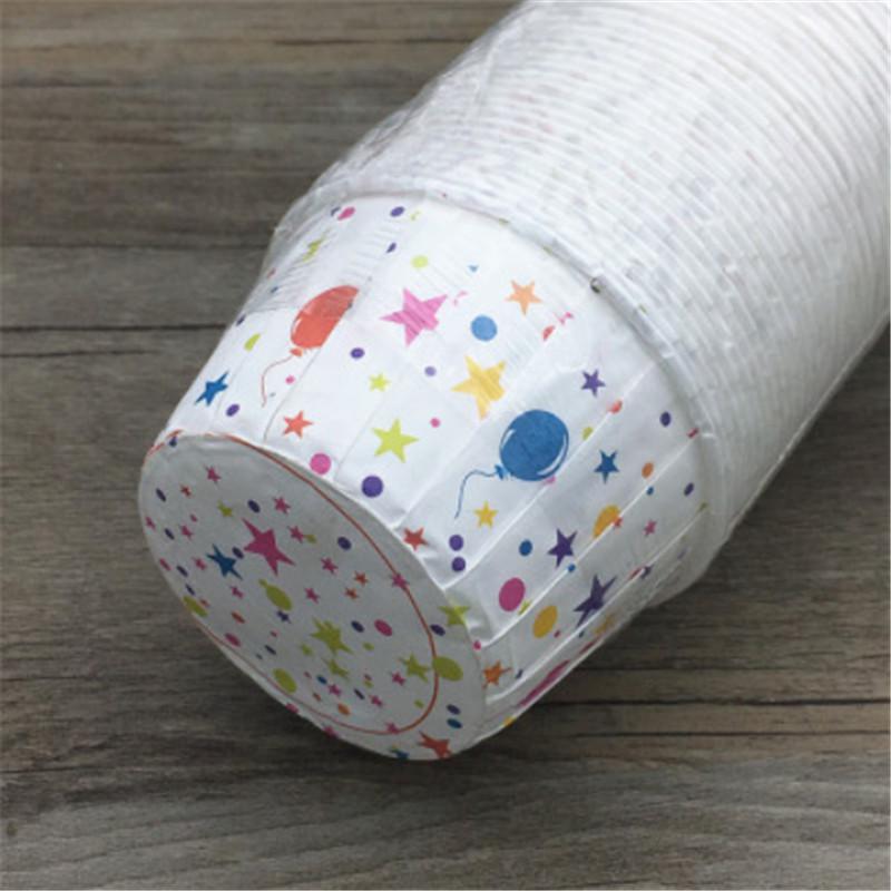 100Pcs Muffin Cupcake Paper Cups Holder Liners Pastry Colorful Wedding Birthday Party Cake Decoration Tool