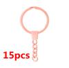 51015 Pcslot Key Chain Key Ring For Jewelry Making Keychain Accessories Long Round Keyrings Diy Wholesale Material Four Color