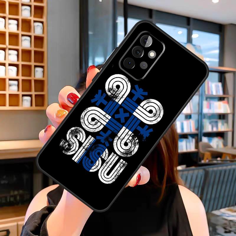 Finland Flag Case For Samsung Galaxy A06 A05 A16 A26 A36 A56 A53 A32 A52 A33 A13 A55 A35 A15 A14 A34 A54